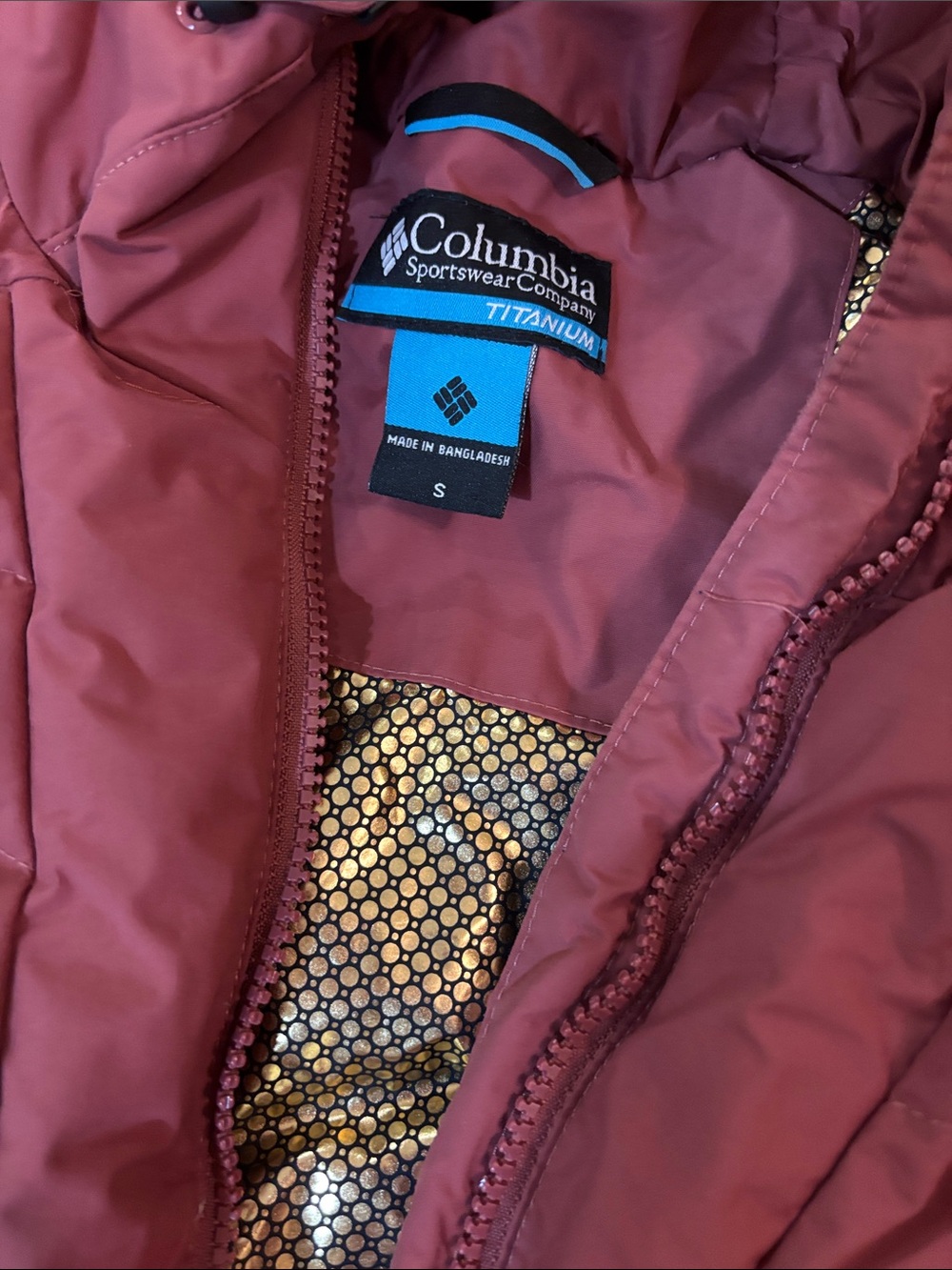 Columbia Heatzone TurboDown 1000 hooded jacket TITANIUM PANTS TOO OMNI HEAT S - Picture 3 of 16
